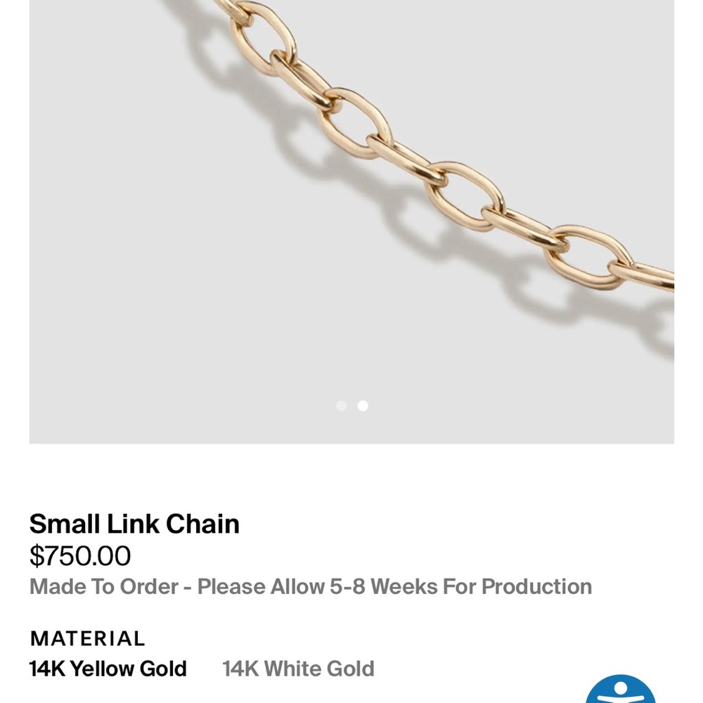 Jennifer Fisher Small Link Chain 14k - Picture 7 of 7